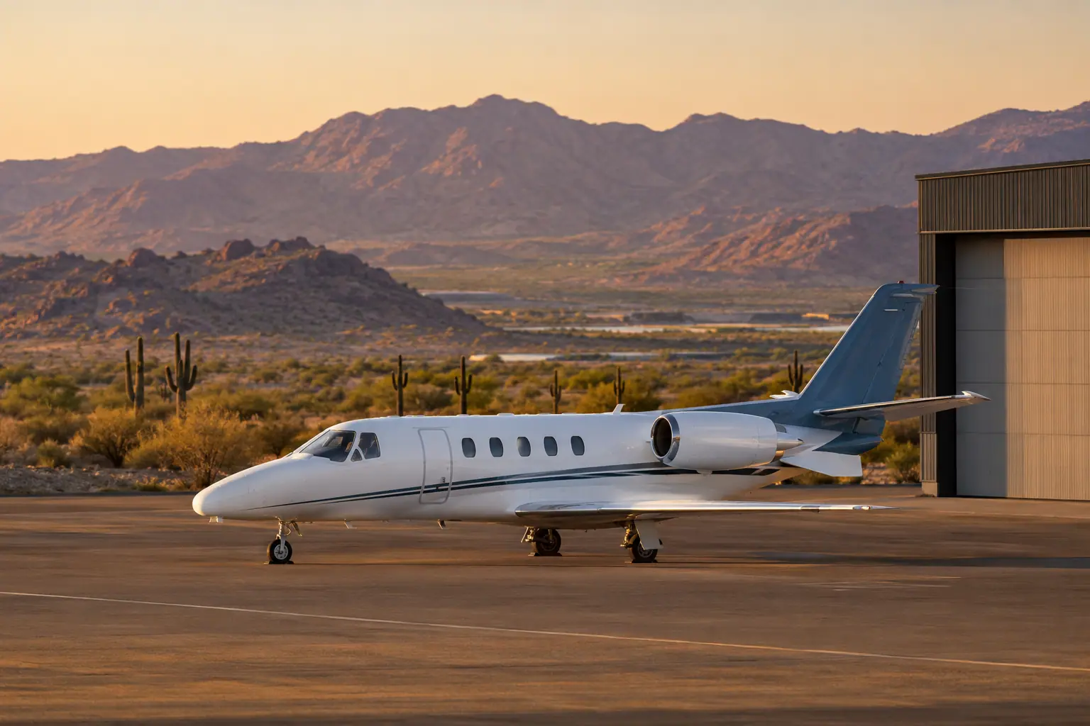 Ramp at Glendale Municipal Airport