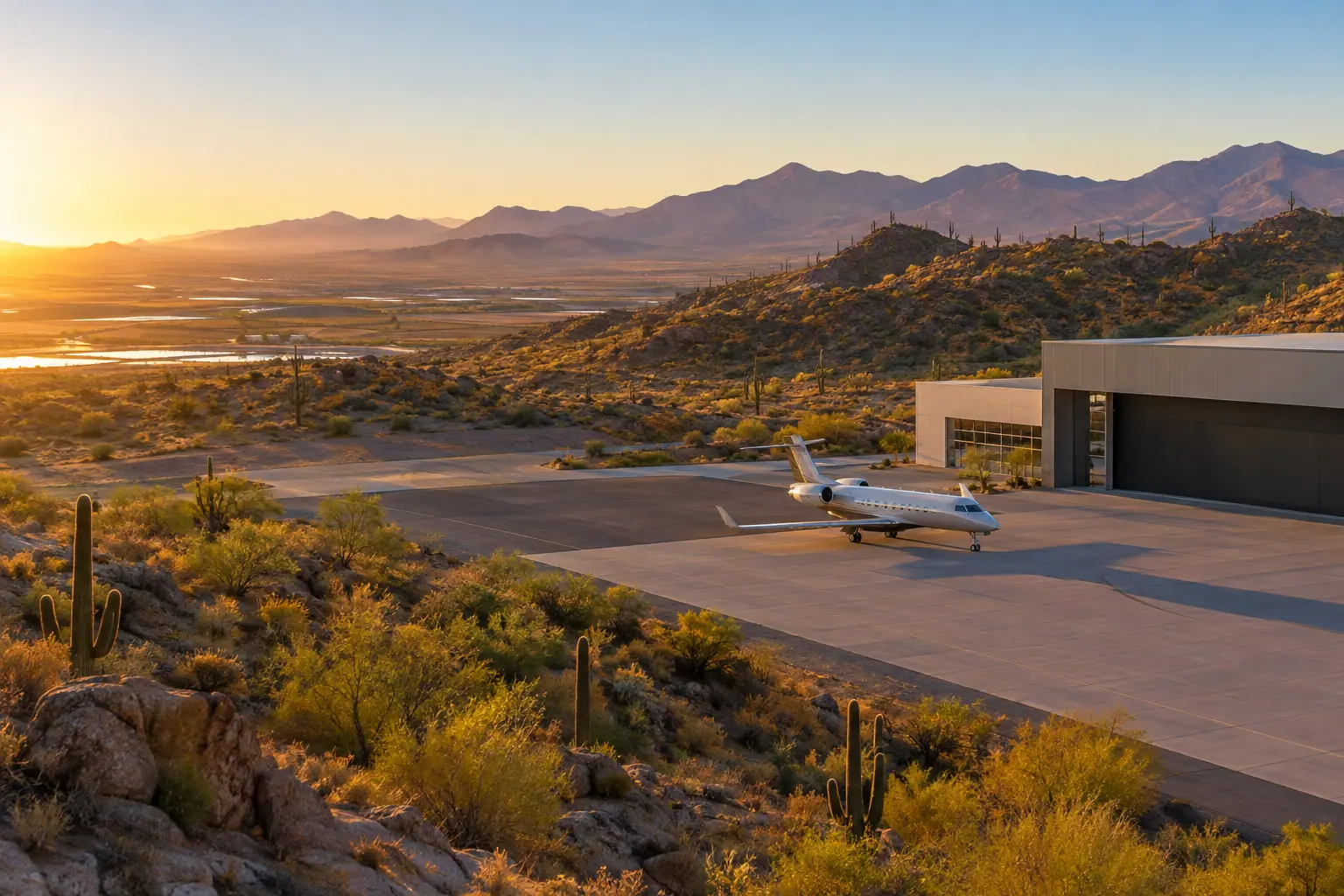 Ramp at Phoenix Deer Valley Airport