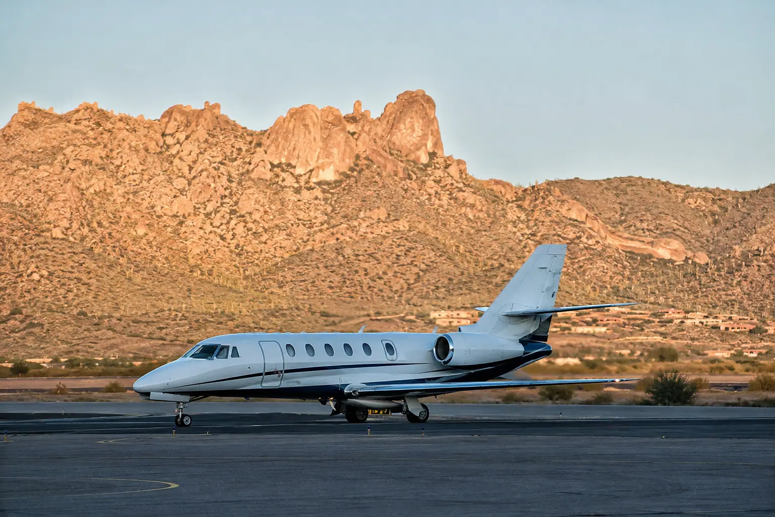 Afternoon on a Phoenix runway